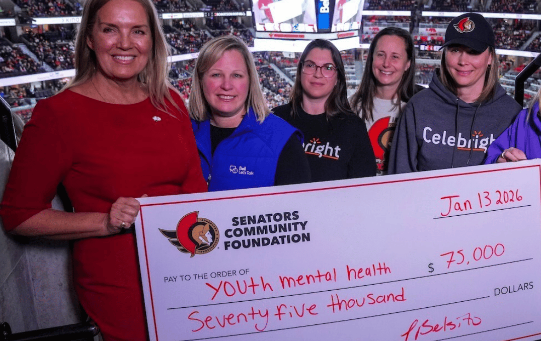 Celebright and the Ottawa Senators Join Forces for Mental Health