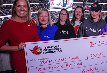 Celebright and the Ottawa Senators Join Forces for Mental Health