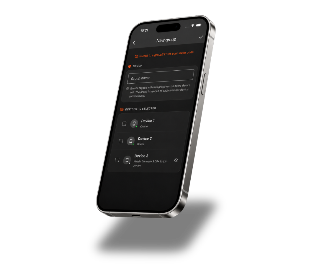 Celebright app Device Groups