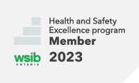 WSIB Health and Safety Excellence Program 2023 logo